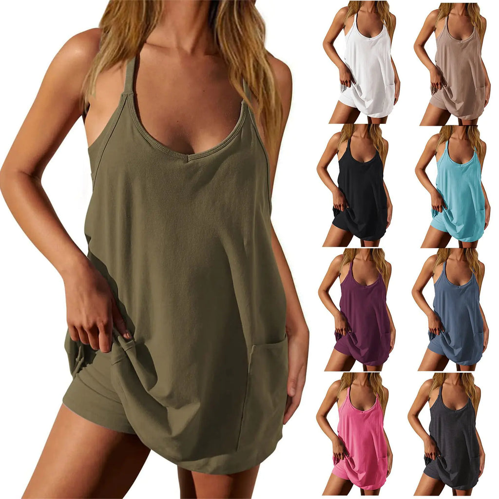 Women's Camisole Jumpsuit Set