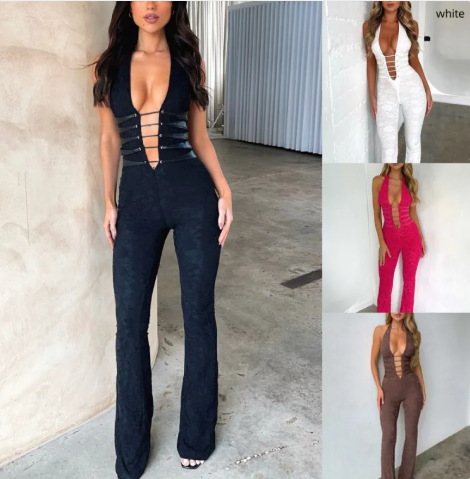 Women's Lace Fit Jumpsuit