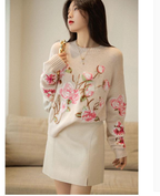 Women's Round Neck Long Sleeve Tops
