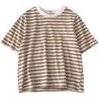 Women's Striped Short Sleeve T Shirt