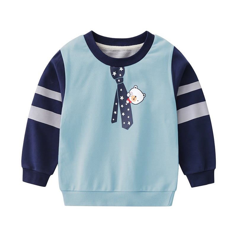 Boys Cartoon Long Sleeved Sweater