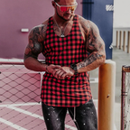 Men's Breathable Polyester Fiber Tank Top for Gym Training