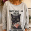 Women's Loose Dynamic Print T Shirt Sweater