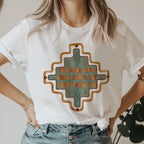 Women's 90s Graphic Smile Letter T Shirt