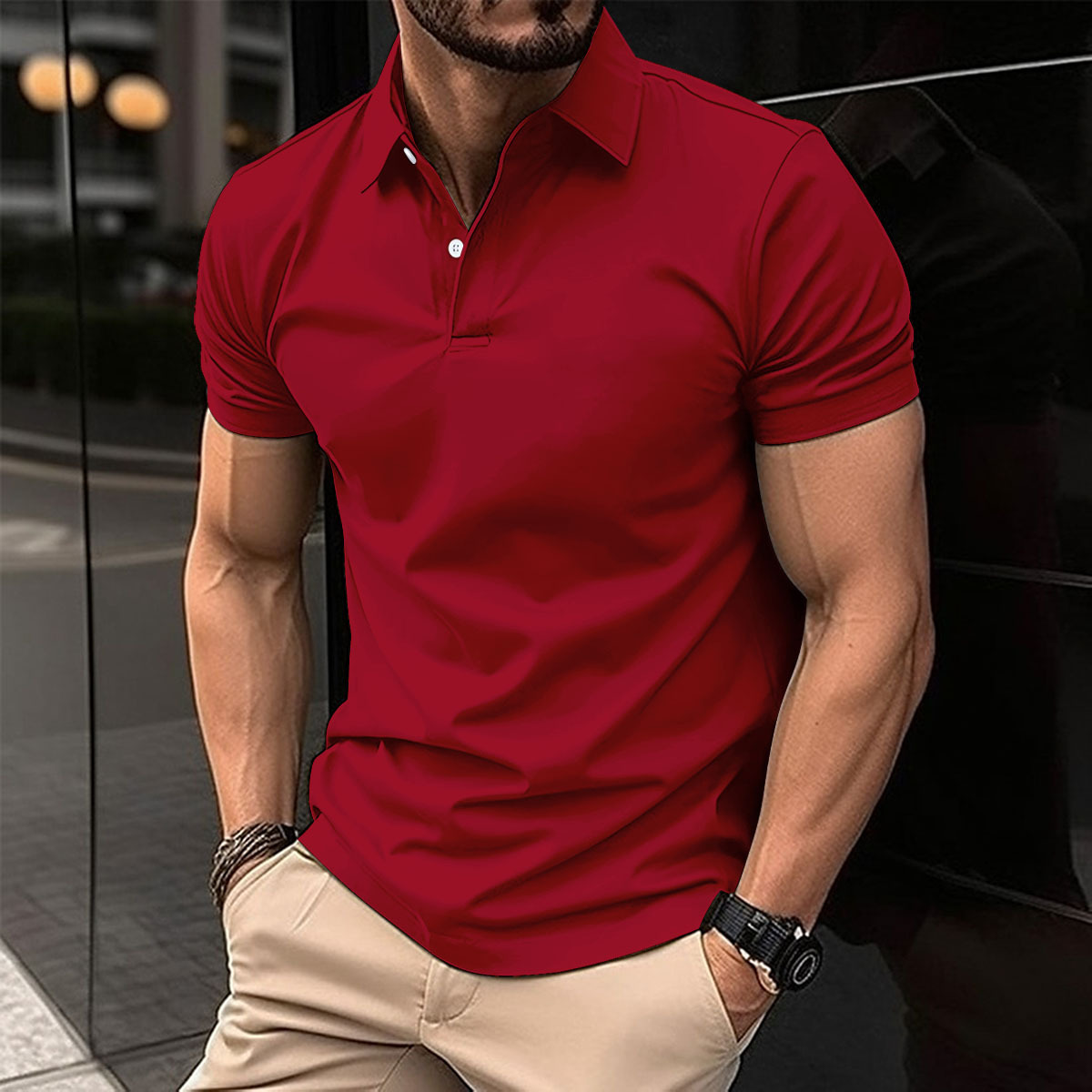 Men's Short Sleeve Polo Shirt