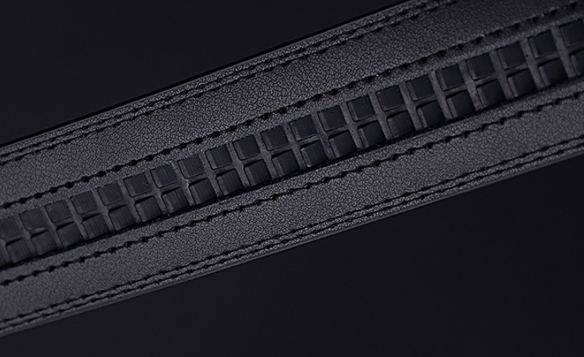Men's Genuine Leather Automatic Buckle Belt