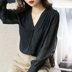 Women's Loose Chiffon Shirt