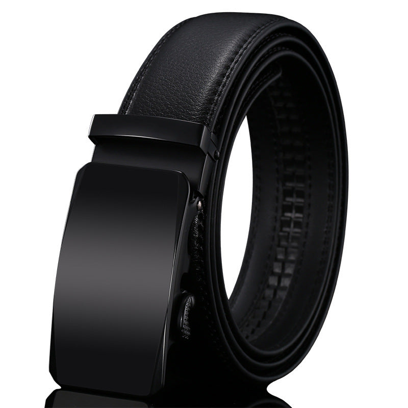 Men's Premium Leather Belt with Automatic Buckle