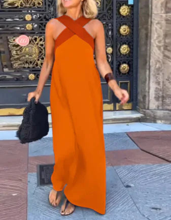 Women's Cross Beauty Back Dress