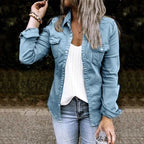 Women's Long Sleeve Denim Shirt