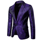 Men's Suit with Stylish One-Button Design and Fit ILLUSION CO