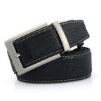 Men's Casual Leather Belt with Pin Holes