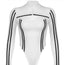 Women's Slim Fit Stripe Active Jumpsuit