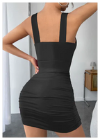 Women's Pleated Sheath Dress