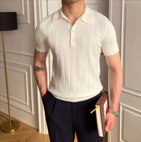 Men's Slim-Fit Polo Shirt Main image