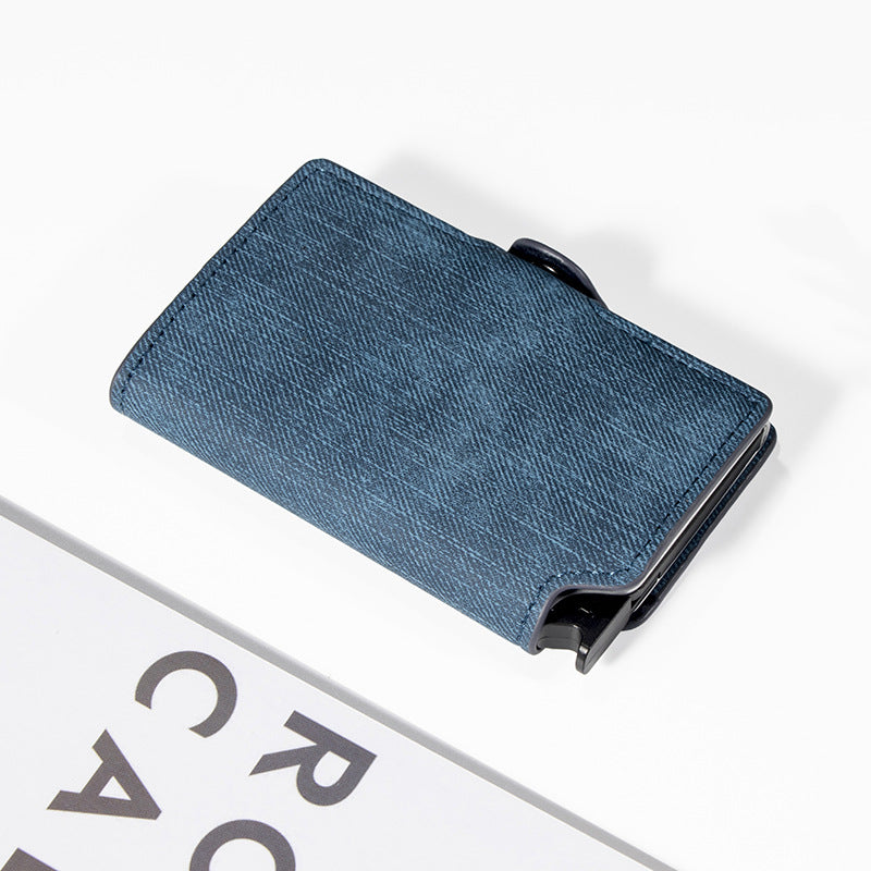 Automatic Pop-Up Aluminum Anti-Theft Card Holder