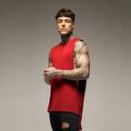 Men's Hip Hop Loose Split Tank Top