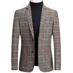 Men's Business Suit for Spring and Autumn Wear