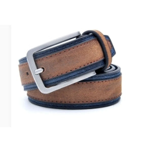 Men's Retro Leather Belt for Fashion Casual Waist Belt