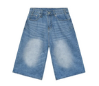 Unisex Retro High Denim Shorts