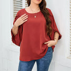 Women's Plus Size Casual Stylish Loose Tops Women's Tops & T-shirt Unbranded