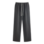Men's Straight Leg Sweatpants Men's Sweats & Trackpants Unbranded Washed dark grey XL
