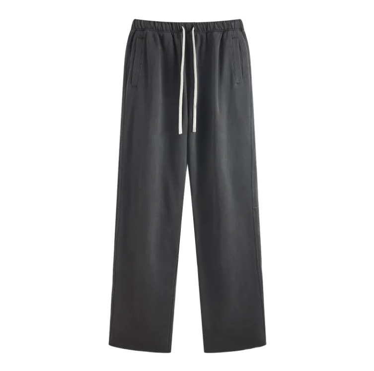 Men's Straight Leg Sweatpants Men's Sweats & Trackpants Unbranded Washed dark grey XL