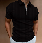 Men's Striped Polo Shirt