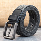 Men's Canvas Belt with Polyester Weaving - Wholesale