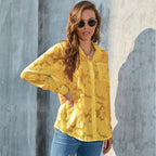 Women's Loose Casual Chiffon Shirt Tops