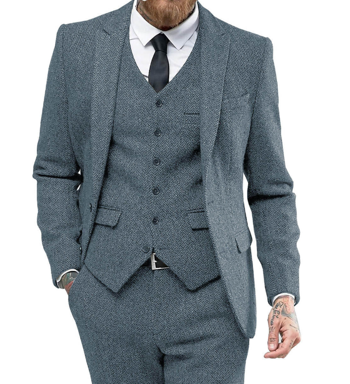 Men's Suit 3 Piece Set for Business and Weddings Men's Suits & Tuxedos Unbranded Main image
