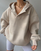 Women's Slim Fit Casual Printed Hoodie Tops