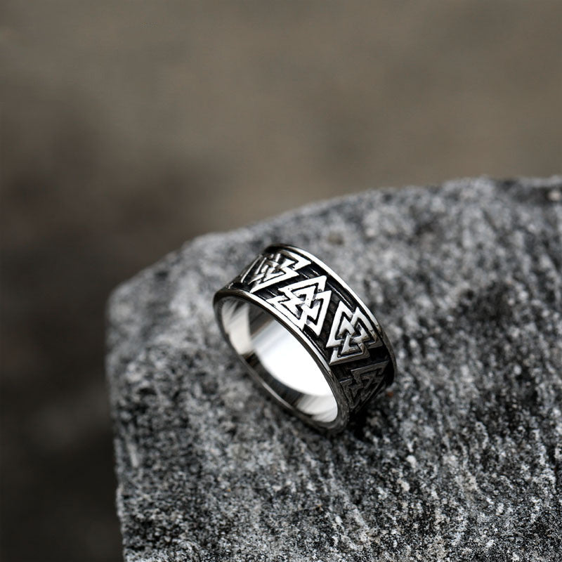 Men's Vintage Stainless Steel Ring
