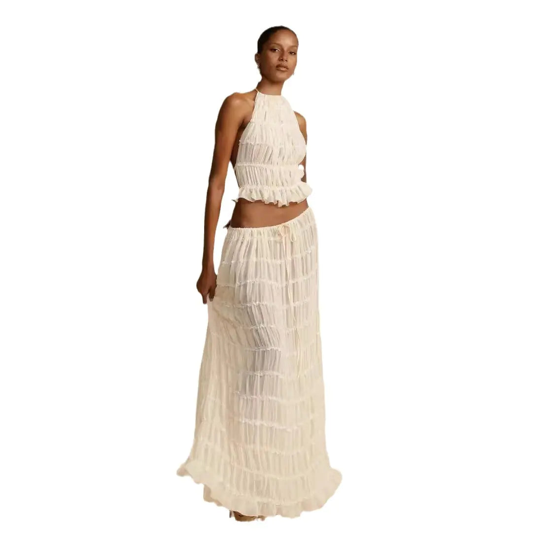 Women's Halter Dress Set