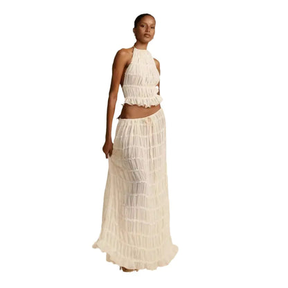 Women's Halter Dress Set