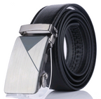Men's Versatile PU Leather Automatic Buckle Belt