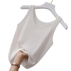 Summer Knitted Sleeveless Women's Slim Vest