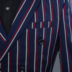 Men's Colorful Double Stripe Tuxedo Suit Set ILLUSION CO