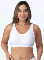 Large Size Light Version Vest Bra Solid Color Base Polyester Women's Bras Not Branded