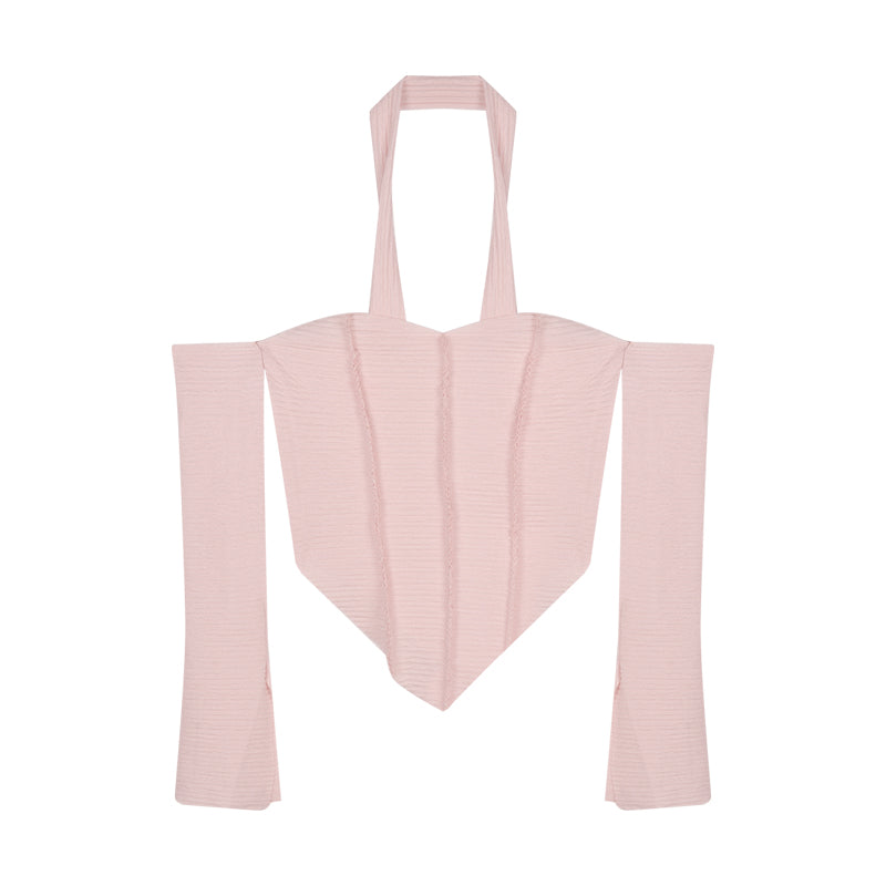 Women's One Line Shoulder Clavicle T Shirt