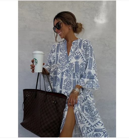 Women's Printed Short Sleeve Shirt for Women