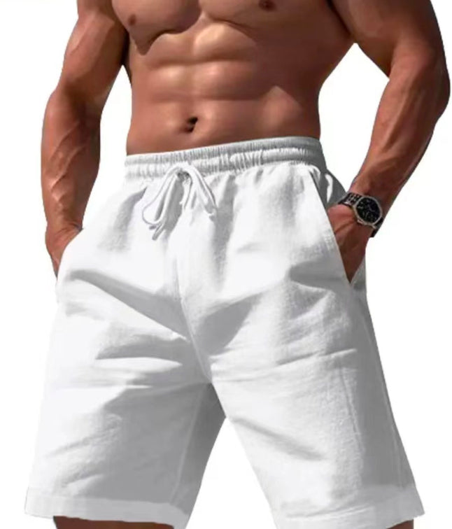 Men's Loose Linen Cotton Shorts