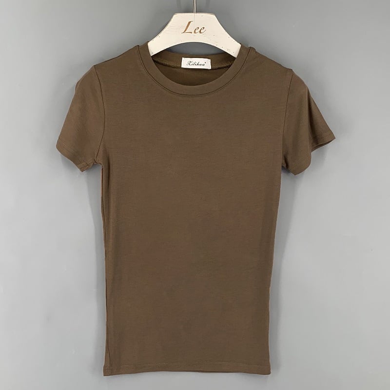 Women's Comfortable Stretchy Sexy Skinny T Shirt