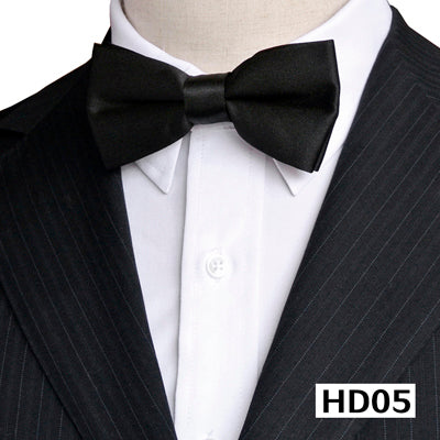 Men's Solid Color Silk Bow Tie