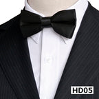 Men's Solid Color Silk Bow Tie