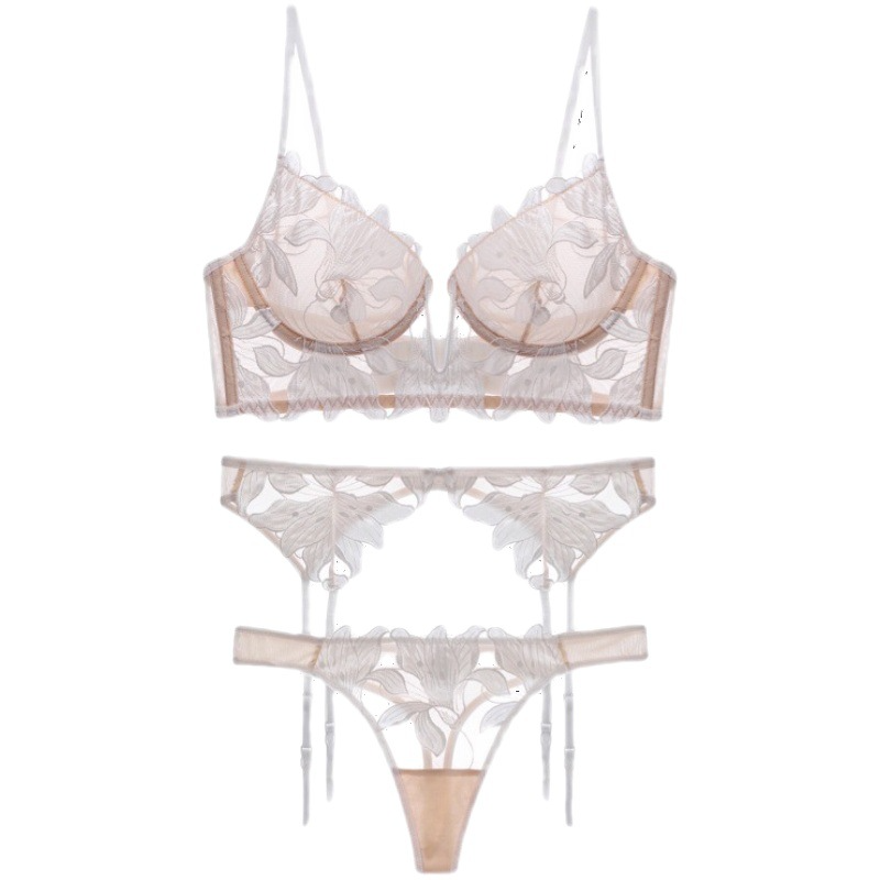 Women's French Lace Lingerie Women's Lingerie Unbranded White XL