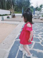 Children's Princess Style Dress Children & Kids Skirts Unbranded Green 100cm