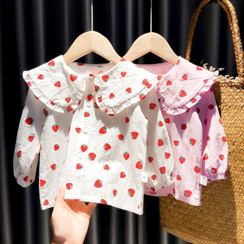 Baby Girls Long Sleeved Blouse Tops