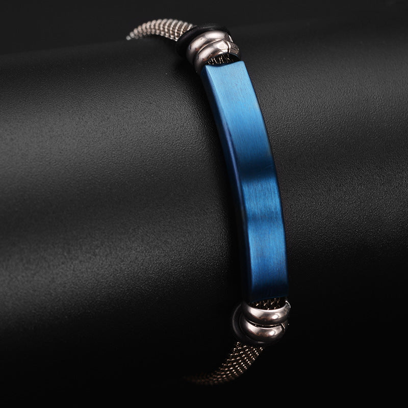 Men's Vintage Stainless Steel Bracelet Secondary image