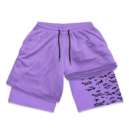 Anime Naruto 3 In 1 Gym Shorts